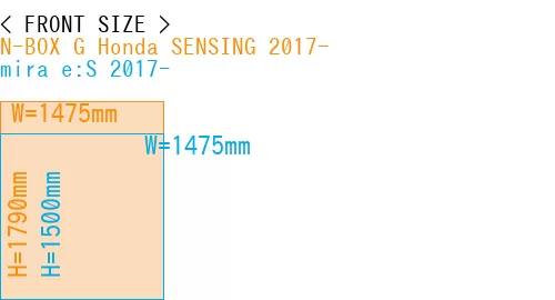 #N-BOX G Honda SENSING 2017- + mira e:S 2017-